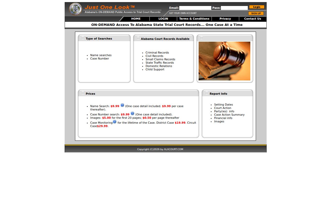North Carolina eCourts portal for criminal history searches