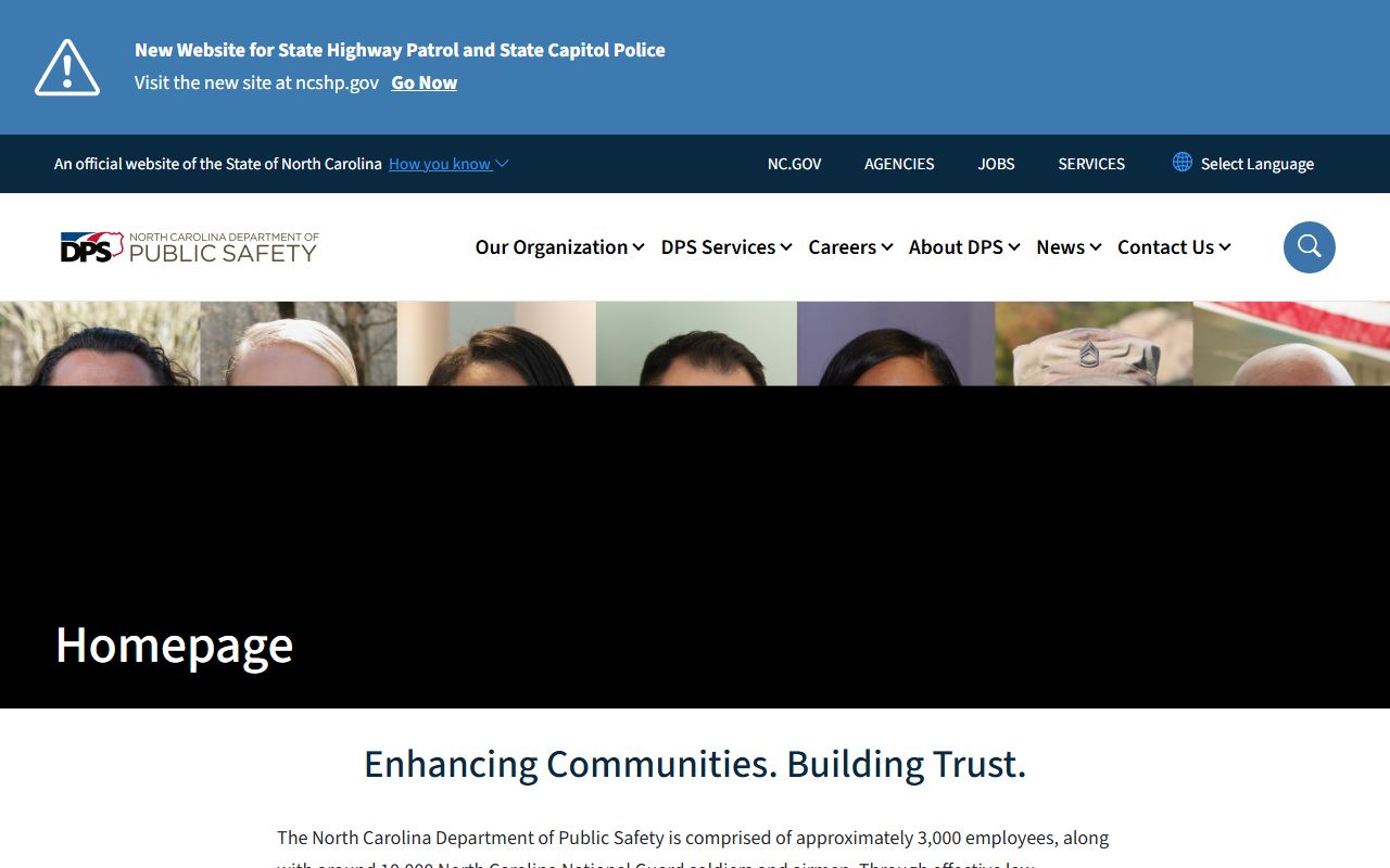 NC Department of Public Safety criminal history resources